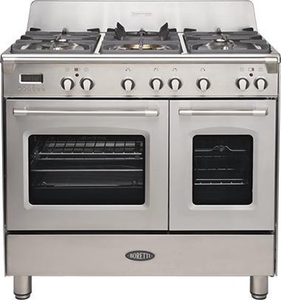 Boretti CFBG902IXBE four et cuisinière Gaz Acier inoxydable B