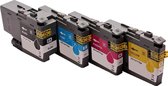 Huismerk Set 4x inkt cartridge voor Brother LC-3233 LC-3235XL voor Brother DCP-J1100DW MFC-J1300DW van ABC