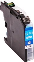 ABC huismerk inkt cartridge geschikt voor Brother LC-121C LC-123C cyan voor Brother DCP-J132W DCP-J150 DCP-J152W DCP-J152WR DCP-J172W DCP-J4110DW DCP-J4110W DCP-J552DW DCP-J752DW MFC-J245