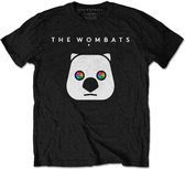 The Wombats Heren Tshirt -M- Rainbow Eyes Zwart