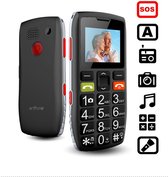 Artfone - C1 - Senioren Mobiele Telefoon - SOS functie - Grote knoppen - Valbescherming- Mobiele Senioren GSM