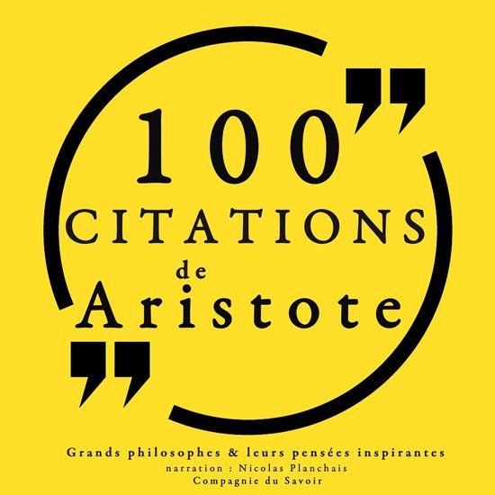 100 citations d'Aristote - cover