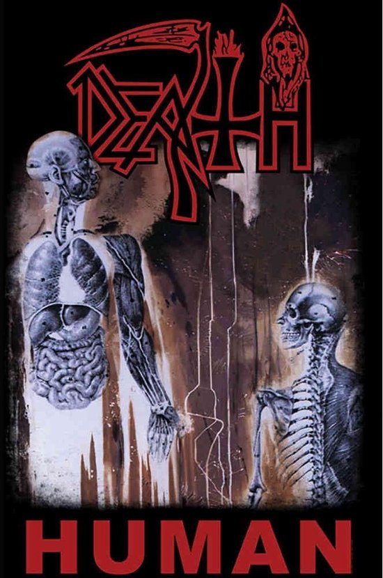 Death - Human Textiel Poster - Multicolours