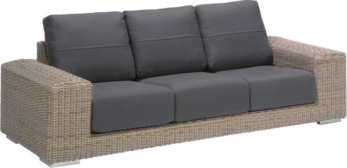 4-Seasons Outdoor fonteyn Tuinset Outdoor Kingston 3 Seater Bench with 6 Cushions