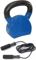 Tunturi - Fitness Set - Springtouw - Kettlebell 12 kg