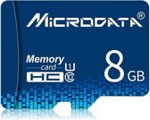 MICRODATA 8GB U1 Blauwe TF (Micro SD) geheugenkaart