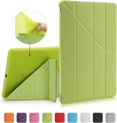 iPad 2018 9.7 inch Book Cover Origami Groen