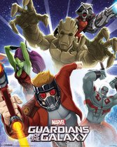 Pyramid Poster - Hole In The Wall Guardians The Galaxy - 50 X 40 Cm - Multicolor