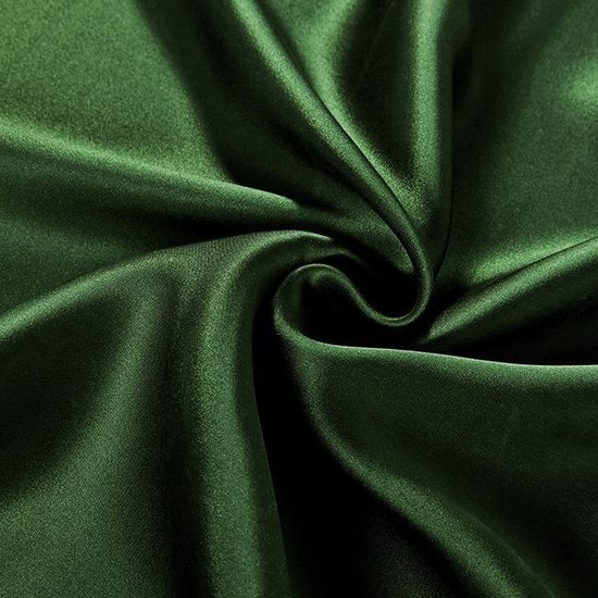 Beauty Silk - Hoeslaken Satijn - Groen - 180x200 | bol.com