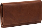 Chesterfield Hampton Leren Dames Overslagportemonnee - RFID - Cognac