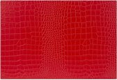 Placemat Leder Look - 43xh30cm - Rood