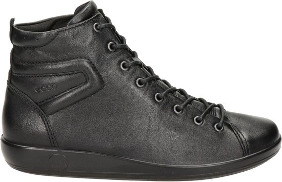 ECCO SOFT 2.0 dames Veterboot - Zwart - Maat 37