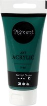 Art acrylique Pigment Art . forêt verte. semi-opaque. 75 /1 bouteille