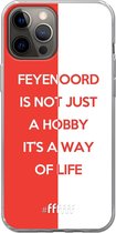 6F hoesje - geschikt voor iPhone 12 Pro Max -  Transparant TPU Case - Feyenoord - Way of life #ffffff