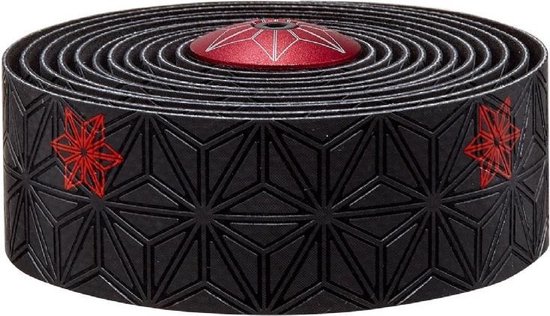 Supacaz Super Sticky Kush Star Fade Stuurlint Rood/Zwart