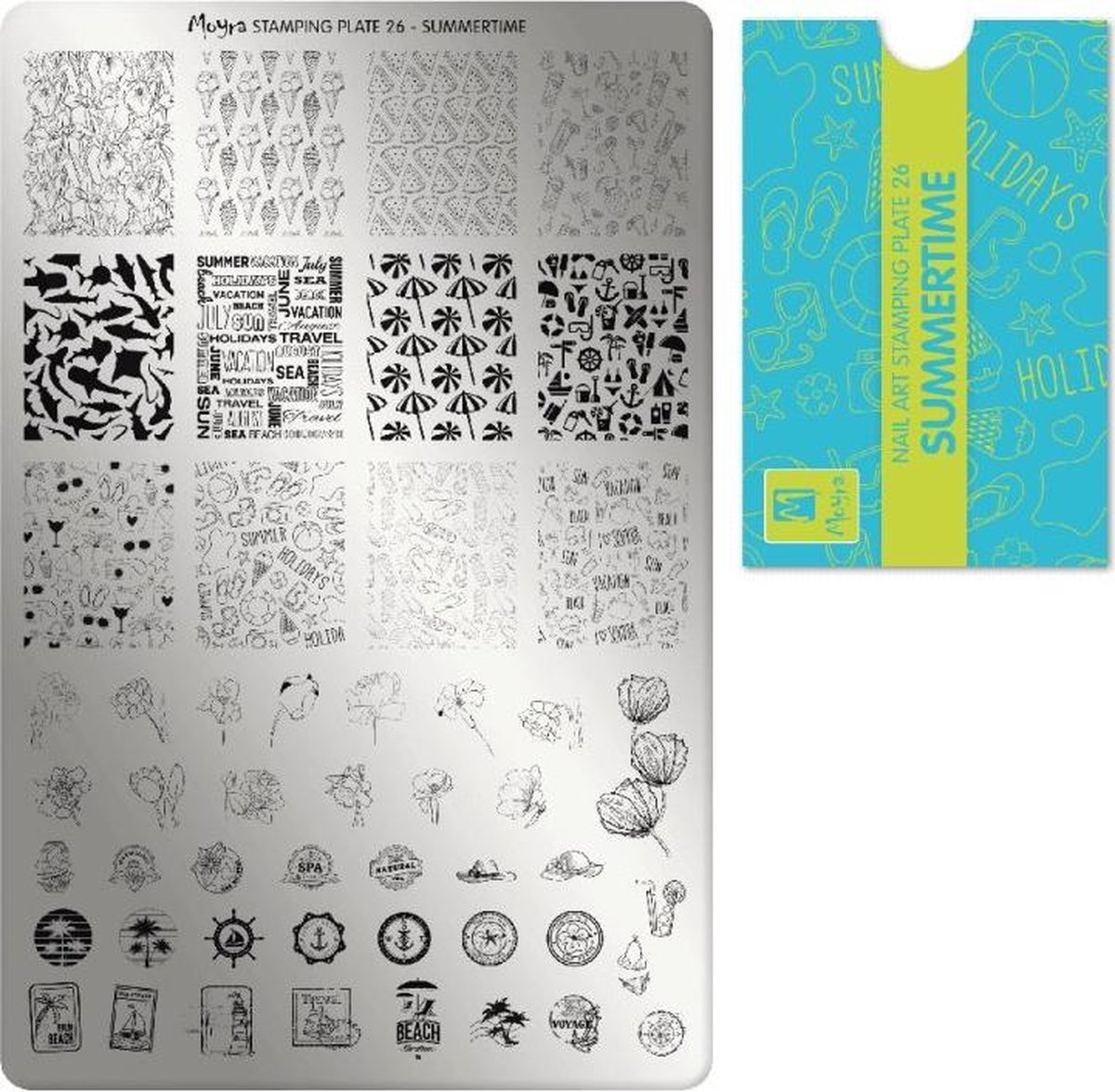 Goedkoopste Moyra Stamping Plate 26 Summertime