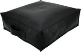 Vloerkussen SPENCER GARNI Imitatie Zwart - 45x45x15cm