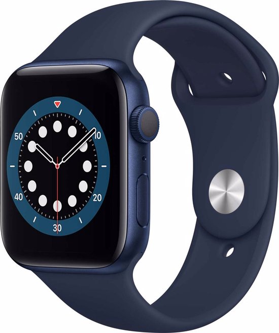 Smartwatch - Apple Watch Series 6 - 44 mm - Blauw