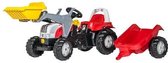 Rolly Toys 023936 RollyKid Steyr 6190CVT Tractor met Lader en Aanhanger