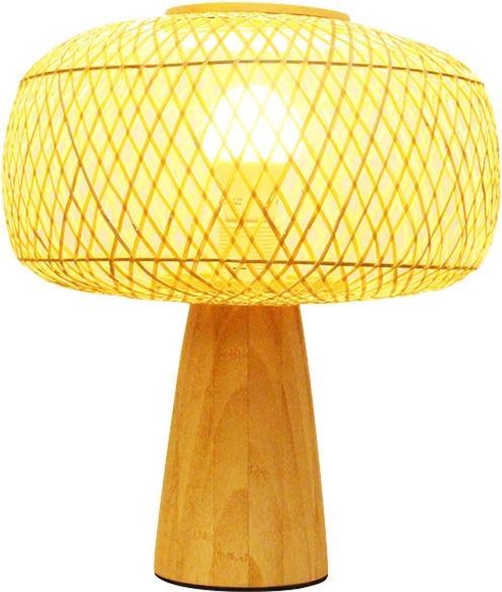 Fine Asianliving Bamboe Tafellamp - Hazel D28xH33cm