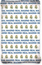 Real Madrid Hoeslaken Logo - Eenpersoons - 90 x 200 cm - Katoen