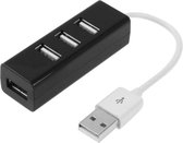 4 poorten USB 2.0 HUB voor Apple Computer (zwart)