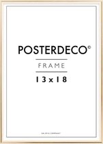 Fotolijst - Posterdeco - Premium Metaal - Fotomaat 13x18 cm - Posterlijst - Fotolijstje - Goud