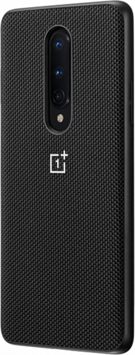 OnePlus Nylon Backcover OnePlus 8 hoesje - Zwart