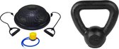 Tunturi - Fitness Set - Balanstrainer - Balance Trainer & Tunturi Kettlebell 4 kg