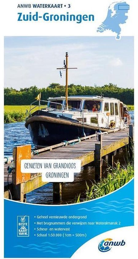ANWB waterkaart 1 - Friesland - ANWB
