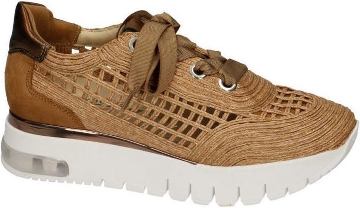 Softwaves -Dames camel sneaker-sportief maat 40 - Schoenen.nl