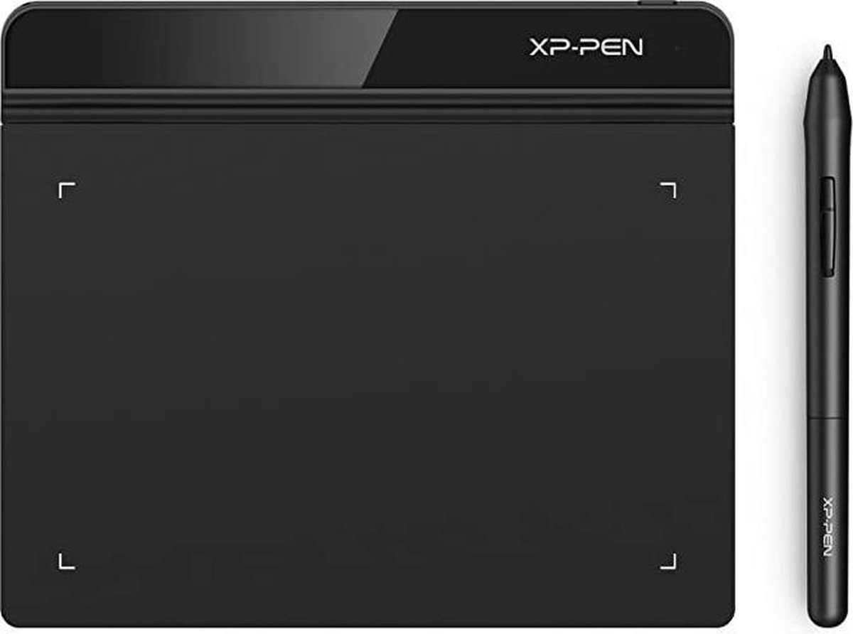 Tekentablet - XP G640 6 x 4 inch tekentablet grafisch tablet pen tablet OSU! Spelen batterijvrije pen 20 reserve pennen (G640, zwart)