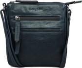 Bagsac Leren Schoudertas 7002 Navy