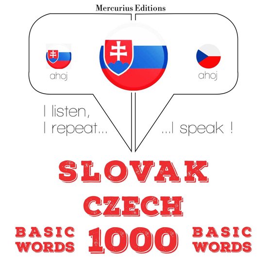 Slovenský - Czech: 1000 základných slov - cover