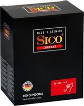 Sico Sensitive Condooms - 100 stuks - Glijmiddel - Condooms - Vibrator - Penis - Buttplug - Sexy - Tril ei - Erotische - Man - Vrouw - Heren - Dames
