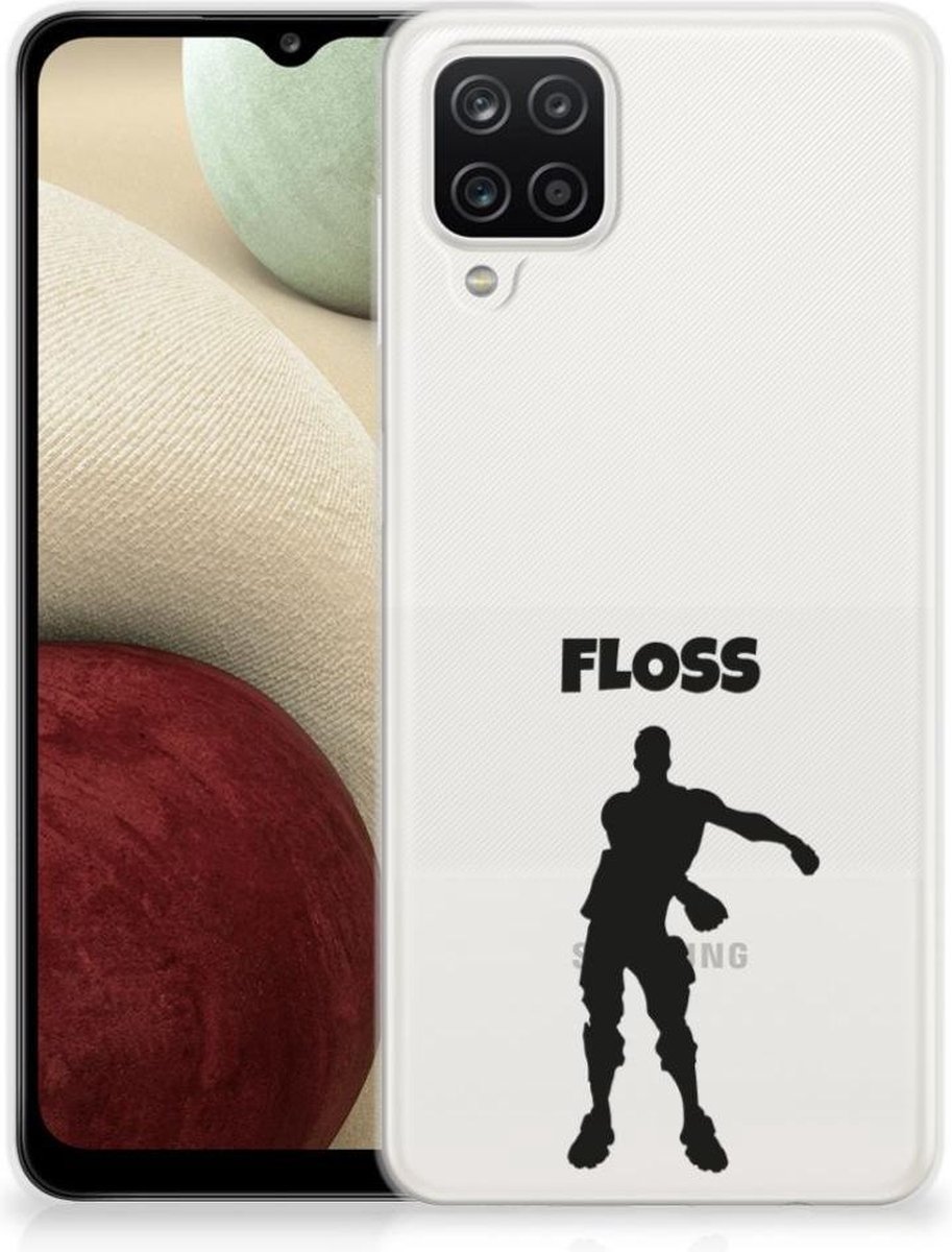antwoord maat Puno Smartphone hoesje Samsung Galaxy A12 Telefoontas Floss Fortnite | bol.com