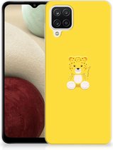 Hippe Hoesjes Samsung Galaxy A12 Telefoon Hoesje Baby Leopard
