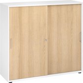 Schuifdeurkast - Esdoorn - 120 x 40 x 110 cm - Beta 1753S