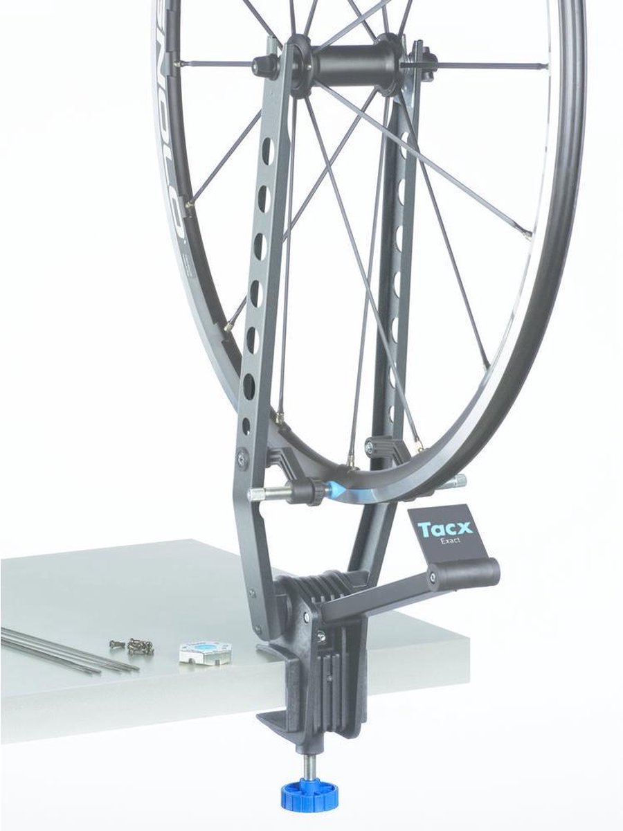 Tacx Exact wheel truing stand bol