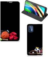 Bookcover Ontwerpen Motorola Moto G9 Plus Smart Cover Voetbal, Tennis, Boxing…