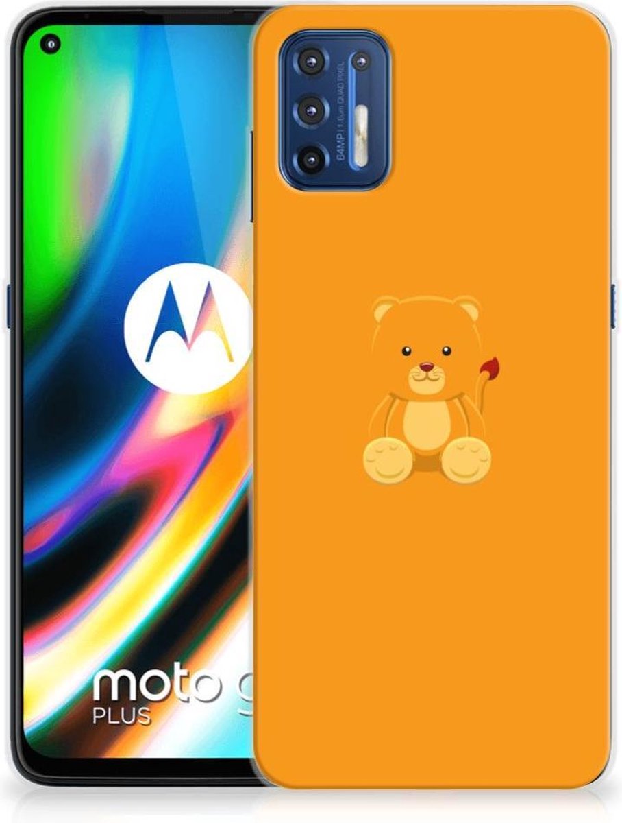 Motorola Moto G9 Plus Telefoonhoesje met Naam Baby Beer