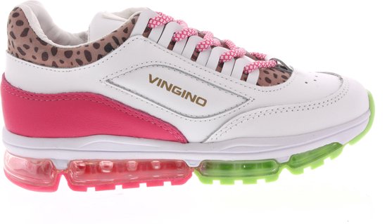 Vingino Fenna Ii Lage sneakers - Leren Sneaker - Meisjes - Roze - Maat 39 |  bol.com