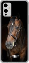6F hoesje - geschikt voor OnePlus 9 -  Transparant TPU Case - Horse #ffffff