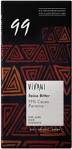 Vivani - Chocolade - Feine Bitter - 99% Cacao - 80 gr