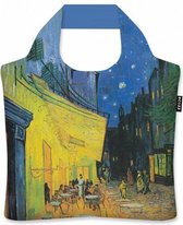 Ecozz - Draagtas opvouwbaar met rits - Café terrace by night - Vincent van Gogh