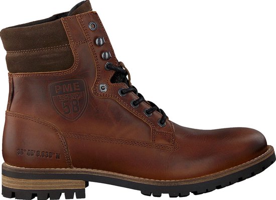 PME Heren Veterboots Cargotanker - Cognac - Maat 44 | bol.com
