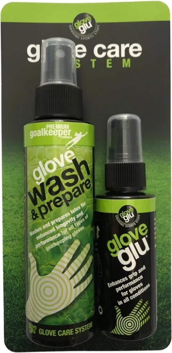 GloveGlu Wash & Prepare + Goalkeeper Formula Mini - Gloveglu