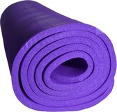 Green Hill Fitnessmat - Yogamat - Sportmat 180x60x1cm - Paars