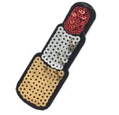 Lipstick Houder Paillette Strijk Embleem Patch 3.6 cm / 9.4 cm / Goud Zilver Rood