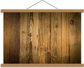 Schoolplaat – Houten Planken - 60x40cm Foto op Textielposter (Wanddecoratie op Schoolplaat)